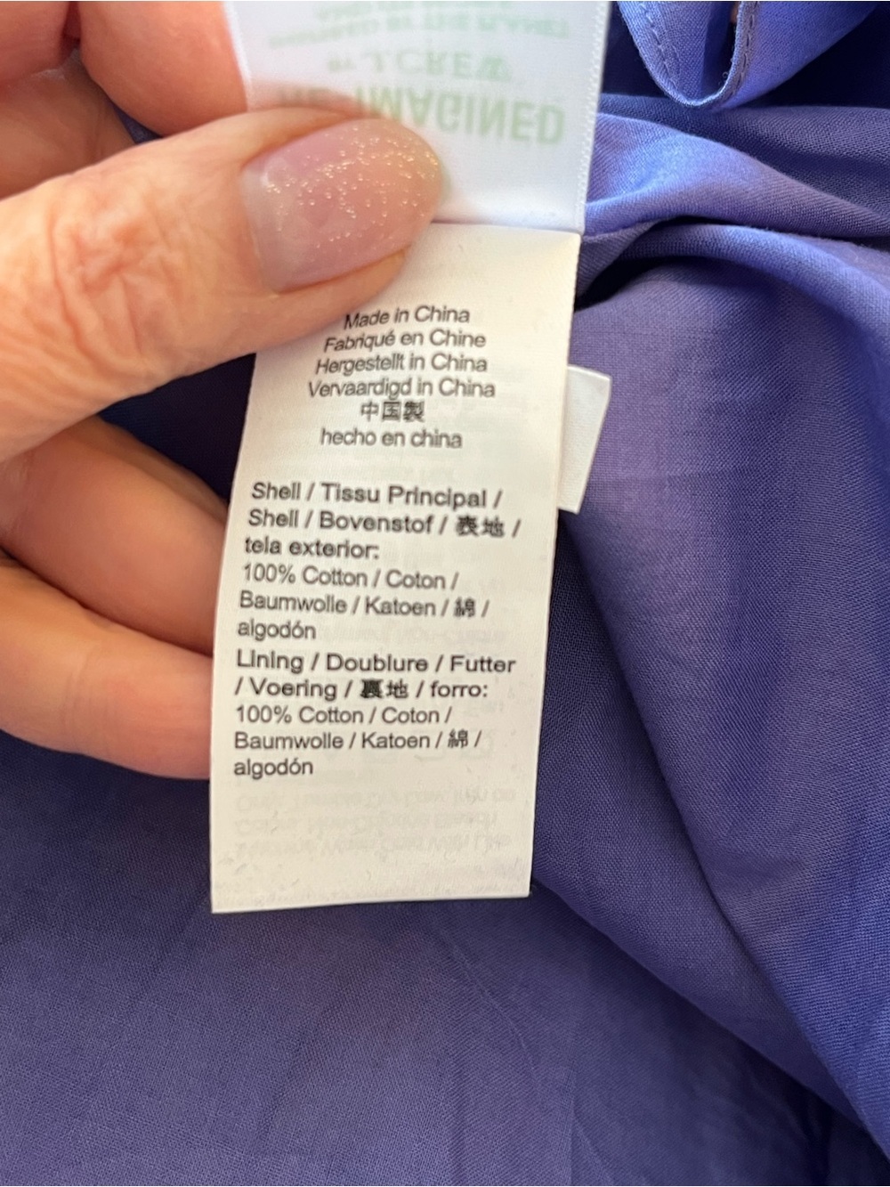 J. Crew Cutout Cotton Poplin Dress Midnight Floral Purple Puff Sleeve Size 16 - Picture 6 of 7